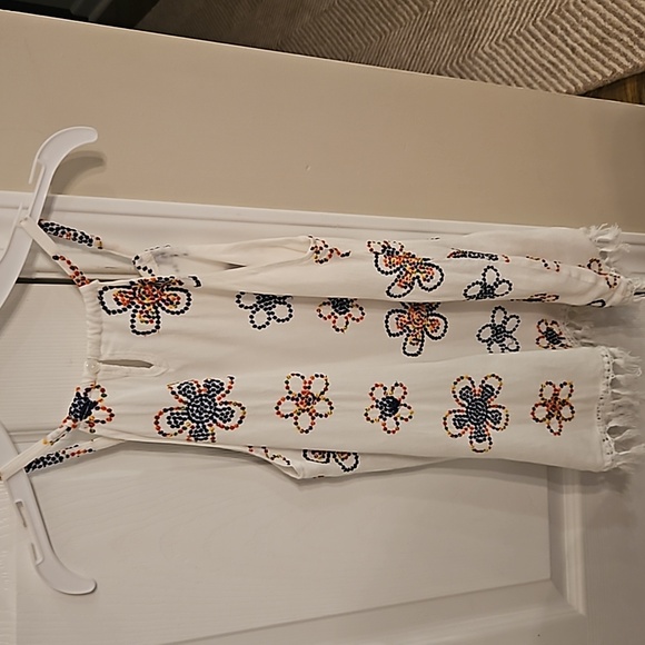 NWt ragdolland rocket flower embroidery multi colored boho tank size 8 - Picture 4 of 4